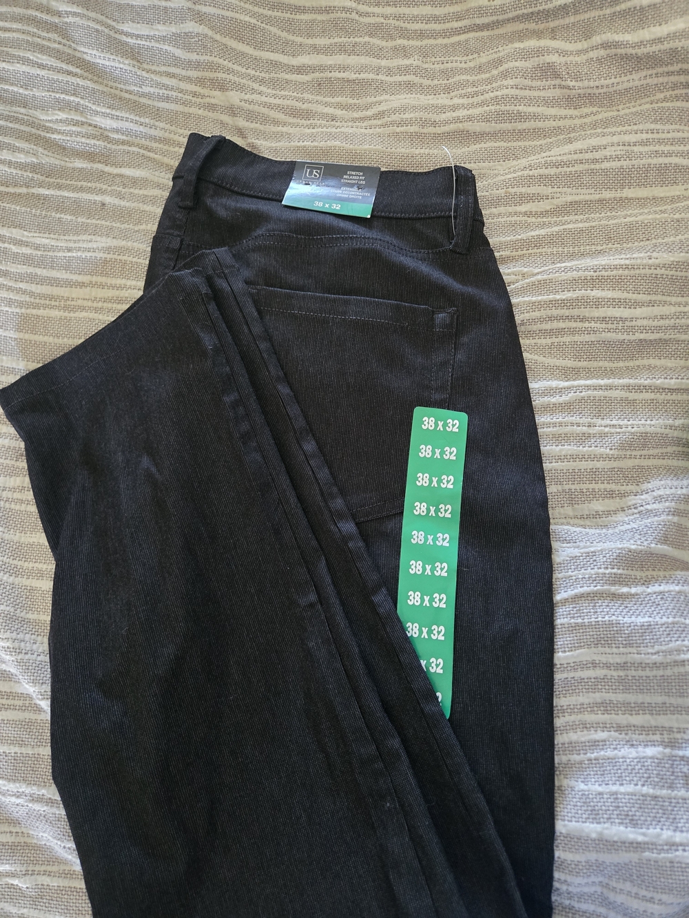 Womens Black Dress Pants - Size 38x32